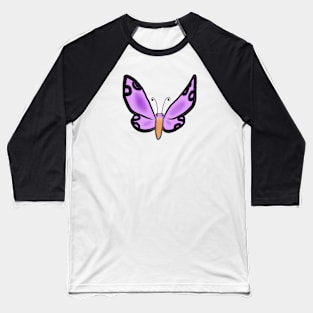 Cute Butterfly Drawing Baseball T-Shirt